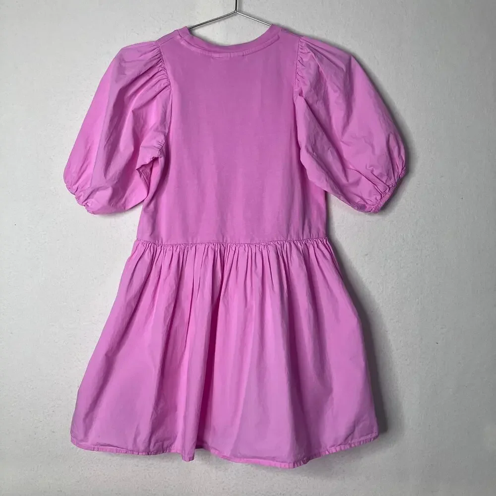 Molo Organic Cotton Dress 7/8 Girls Cece Minimalist Preppy